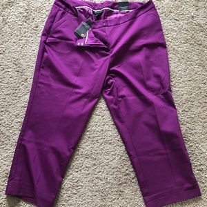 Lane Bryant Lena Crop Purple Pants